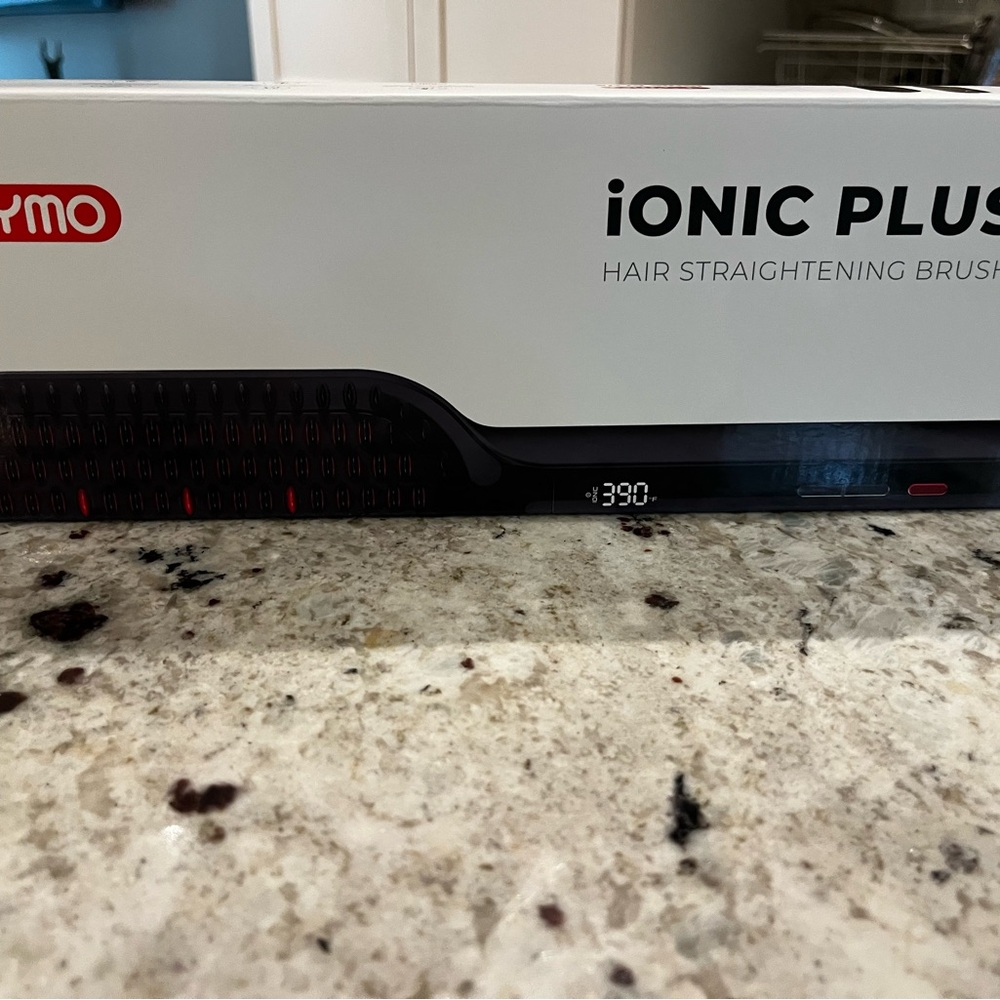 SOLD:  TYMO Ionic Plus Hair Straightening Brush - Black